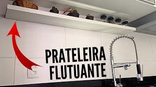 O SEGREDO DO SUPORTE INVISÍVEL Como é Possível Fazer uma Prateleira Suspensa [upl. by Tarrance]