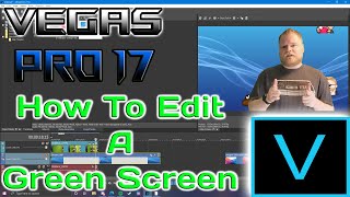 Vegas Pro 17 Tutorial  How To Edit a Green Screen [upl. by Llyrpa]