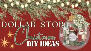 🎄Dollar Store Christmas DIY Ideas Create Expensive Looking Decor on a Budget [upl. by Mir]