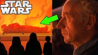 Palpatines THOUGHTS During QuiGons FUNERAL  Star Wars Explained [upl. by Einittirb]