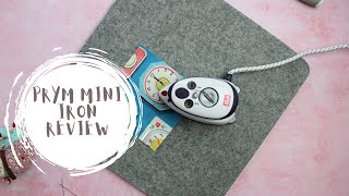 Prym Mini Iron Review  The Best Mini Iron For Sewing amp Patchwork [upl. by Midan]