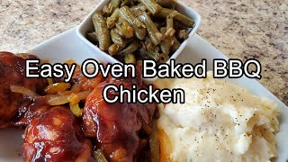 Easy Oven Baked BBQ Chicken [upl. by Amekahs]