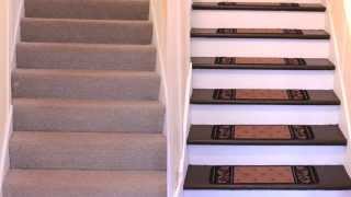 How to Renovate Carpeted Stairs to Hardwood  DIY [upl. by Tammany593]