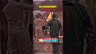 NCC RECRUITMENT PART  2 ♥️  Army Officers Measuring The Height Of New NCC Cadets viralvideo [upl. by Eenolem810]