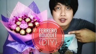 Ferrero Rocher Bouquet DIY How to make Chocolate Bouquet  Ferrero Rocher Bouquet [upl. by Fiorenza]