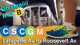 C S C G M  Lafayette Av to Roosevelt Av [upl. by Yeleen]