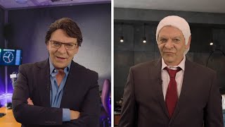 Entrevue de Marc Labrèche avec Bernard Drainville et Luc Lavoie  Cette annéelà  Sketch [upl. by Zeena370]