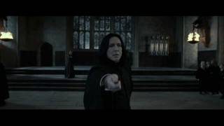 Harry Poter and the Deathly Hallows part 2  Minerva McGonagall vs Severus Snape HD [upl. by Etteragram]