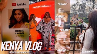 VLOG YOUTUBE FLEW ME TO KENYA • SAFARI • CREATOR DAY • PARTYING • MEETING OTHER CREATORS amp MORE [upl. by Manville]