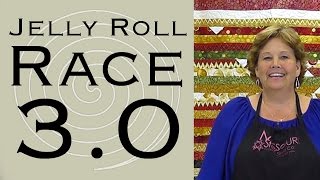 Jelly Roll Race 30 Easy Quilting with Jenny [upl. by Farver149]