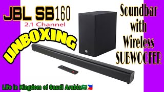 JBL CINEMA SB 160 21 Channel Soundar With Wireless Subwoofer [upl. by Miof Mela]