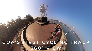 Goas First Cycling Track  360° view [upl. by Wedurn]