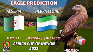 Algeria vs Sierra Leone Prediction  Africa Cup of Nations 2022  Eagle Prediction [upl. by Osmond]