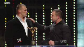 Santino Marella amp Vladimir Kozlov Funny Moment At The Slammys [upl. by Atilol]