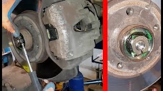 How to Adjust Hub Bearings on Mercedes  Mercedes Wheel Bearing Adjustment [upl. by Erdnua]