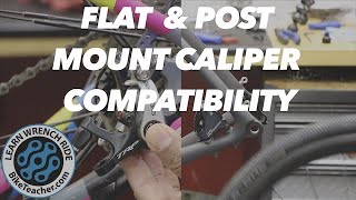 Which disk brake caliper do you need Flat mount or post mount caliper [upl. by Alva]