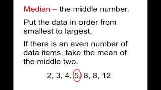 Mean Median Mode and Range [upl. by Zapot]