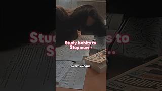 🔥 Study habits to stop now 📚📑✨💯 studytips studymotivation study [upl. by Marijn298]