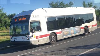 RTL Longueuil 2024 Novabus lfs HEV 22402 hybrid on Route 14 to Terminus Longueuil [upl. by Ahsenrad388]