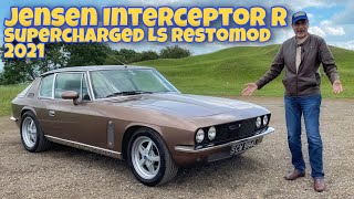 Jensen Interceptor R Review 2021 Restomod with Supercharged LS motor from JIA [upl. by Helli]