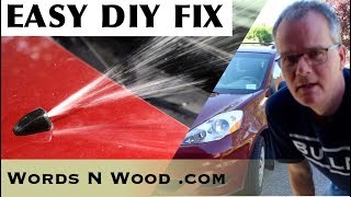 HOW TO REPLACE your windshield washer nozzle WnW 169 [upl. by Bayless484]