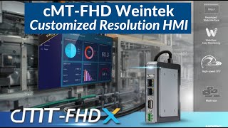 cMTFHDx Weintek Customized Resolution HMI  C1D2 Class 1 Div 2 Drivers [upl. by Wassyngton]