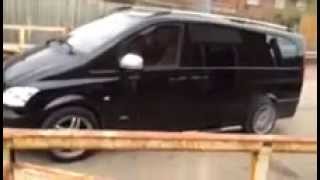 Mercedes Vito 32V6 Supercharger AMG 400BHP burnout and acceleration [upl. by Levison]