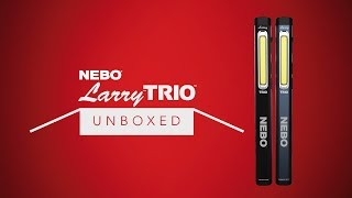 NEBO Unboxed Larry TRIO  Rechargeable 3in1 Pen Light and Laser [upl. by Seel]