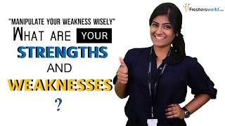 What are your Strengths and Weaknesses  interview questions amp Answers [upl. by Sucramraj]