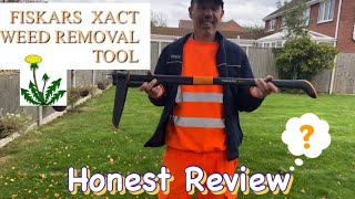 FISKARS XACT weed extraction tool Review [upl. by Asial537]