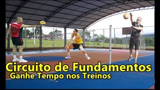 VOLEIBOL CIRCUITO DE FUNDAMENTOS TOQUE E MANCHETE PARA MELHORAR O PASSE [upl. by Aurthur835]