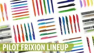 Pilot FriXion Lineup amp Technology [upl. by Gosnell800]