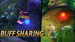 BUFF SHARING FOR ALL JUNGLERS  League of Legends [upl. by Bocock889]