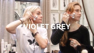 How To Sculpt Your Face With Joanna Czech  VIOLET GREY [upl. by Eskil333]