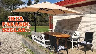 IKEA SEGLARÖ PARASOL  GARDEN OR PATIO [upl. by Nitsur488]