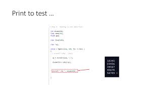 C Programming Reading CSV Data Files using fgets [upl. by Lilhak]