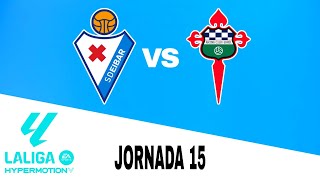 Eibar 20 Racing Ferrol en vivo La Liga Hypermotion Jornada 15 [upl. by Tully]