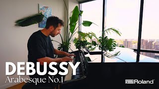 Debussy Arabesque No1  Roland Digital Piano 4K Performance [upl. by Novihs]