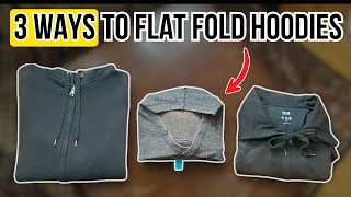 3 Clever Ways to Flat Fold Hoodies Like Storefronts [upl. by Nerwal]