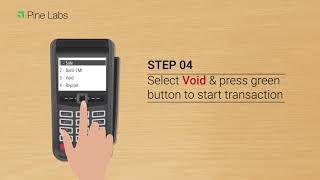 Easy Steps to Void a Transaction on Pine Labs PoS Machine [upl. by Gerard625]