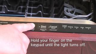 KitchenAid Control Lock function on your dishwasher [upl. by Aratnahs622]