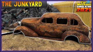 Exploring The Junkyard For Rusty Gold  Car Mechanic Simulator 2021 [upl. by Draper]