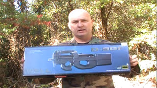 Well D90F AEG airsoft gun review [upl. by Bee448]