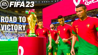 FIFA 23 PS5  PORTUGAL  ROAD TO VICTORY  FIFA WORLD CUP  4K GAMEPLAY [upl. by Kalfas]