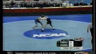 3 x NCAA Wrestling Champion Stephen Abas  Sr vs Iowa [upl. by Akaenahs]