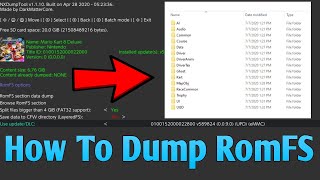 Switch How To Dump Game RomFS [upl. by Nohsauq]