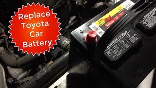 How to Replace Toyota Highlander Car Battery [upl. by Desma793]