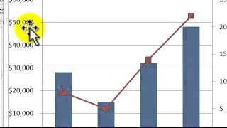 Excel chart 2010  create a trendline [upl. by Marcia]