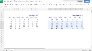 How I create a truly dynamic calendar in Excel or Sheets [upl. by Calvano397]