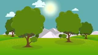 Cartoon Sunrise Sunshine Timelapse HD 1080p Motion Background [upl. by Gloriana]